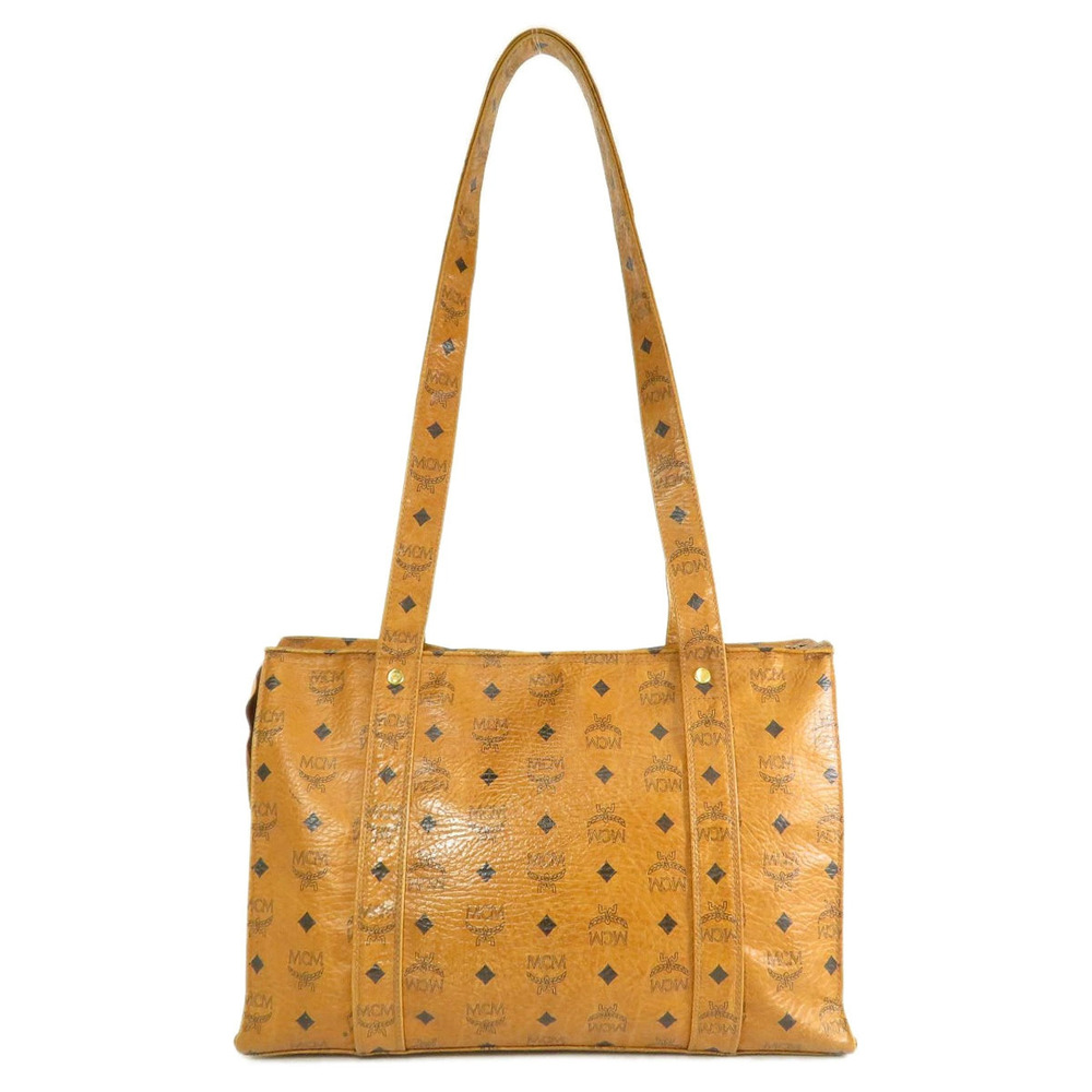 Mcm Tote Bag Monogram Leather